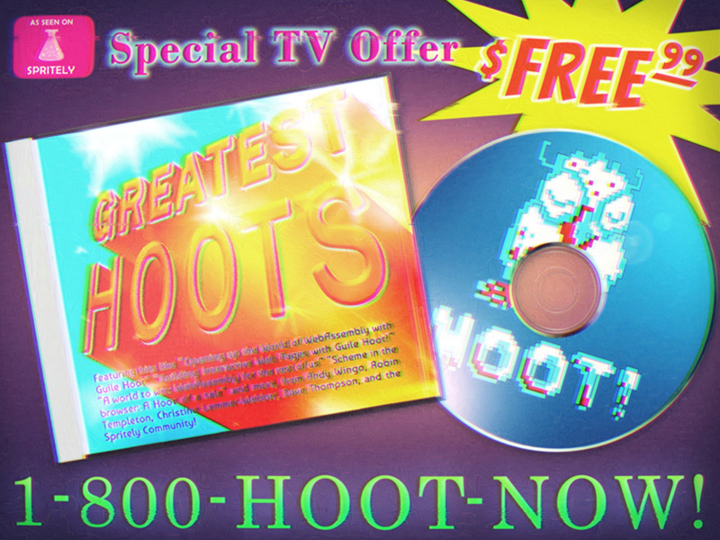 A "Greatest Hoots" album CD cover
